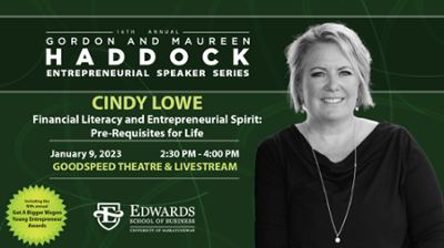 Cindy Lowe - 2024 - Haddock Entrepreneurial Speaker Series
