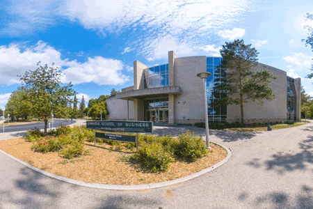 Exterior of Edwards Building on Campus