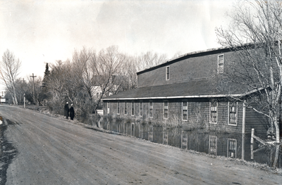 Hangar building circa the early 1950's